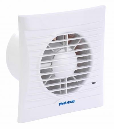 Vent Axia Silhouette 100T Single Speed 100mm Axial Timer Fan 454056