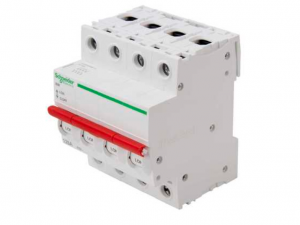 Square D by Schneider Electric SE125SW4 LoadCentre KQ 125A Switch Disconnector Four Pole for "B" Type DBs