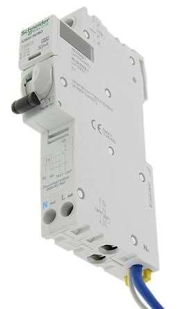Schneider Acti 9 iC60H 6a 6 Amp Tipo C 30mA RCBO 10kA A9D11806