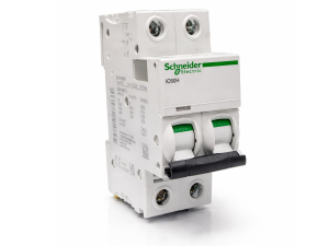 Schneider Electric A9F53210 10A Double Pole B Type iC60H MCB (C60HB210)