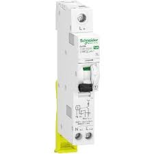 Schneider Electric Acti 9 Isobar P A9D05806 RCBO iC60H SPN Class A Type C 6A 30mA 10kA