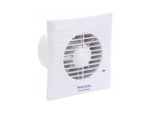 Vent Axia Silhouette 100T Lo Carbon 100mm 4&#8243; Bathroom Fan with Timer 441625