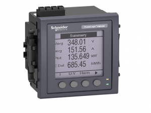 Schneider Electric METSEPM5310 PM5310 powermeter w/ modbus &#8211; up to 31st H &#8211; 256K 2DI/2DO 35 alarms &#8211; flush mount